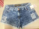 short feminino em jeans customizados ref.  s1